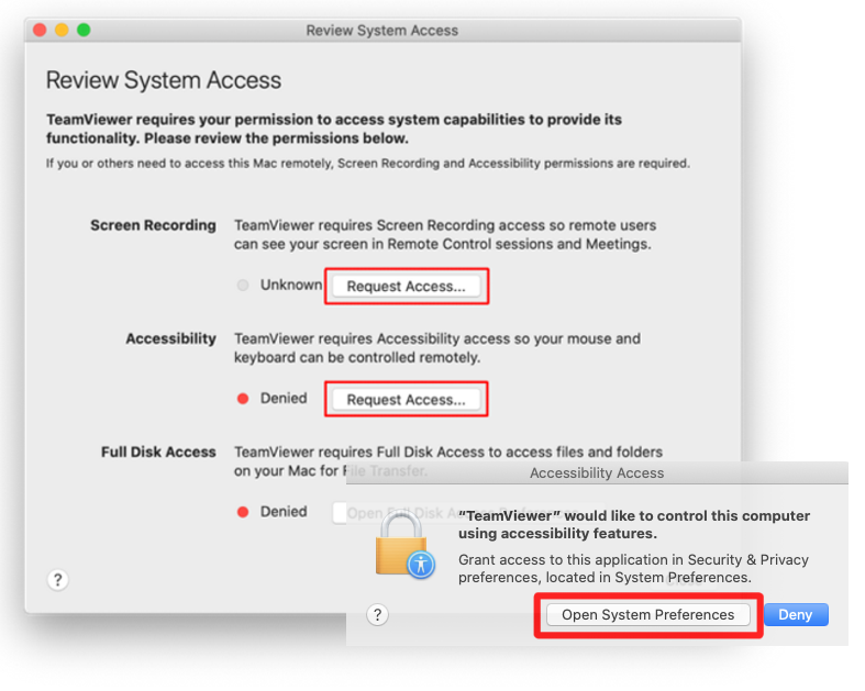 Review System Access v4
